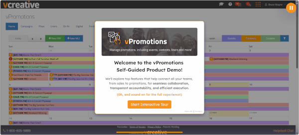 Interactive Tour: vPromotions Self-Guided Demo by vCreative